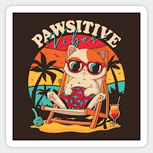 Be pawsitive Sticker